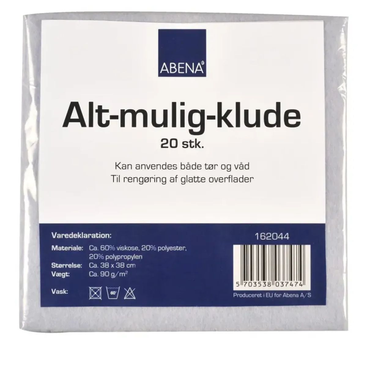 Abena Alt Mulig Klude 38x38cm Blå/gul/rosa