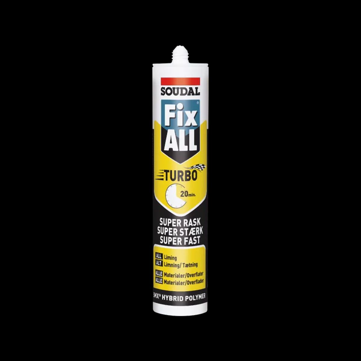 Fix All Turbo Montagelim 290ml Soudal Sort