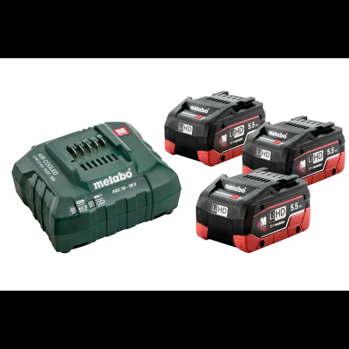 Metabo Basic-set 18 3x5,5 Asc 30-36 Lihd - 685074000