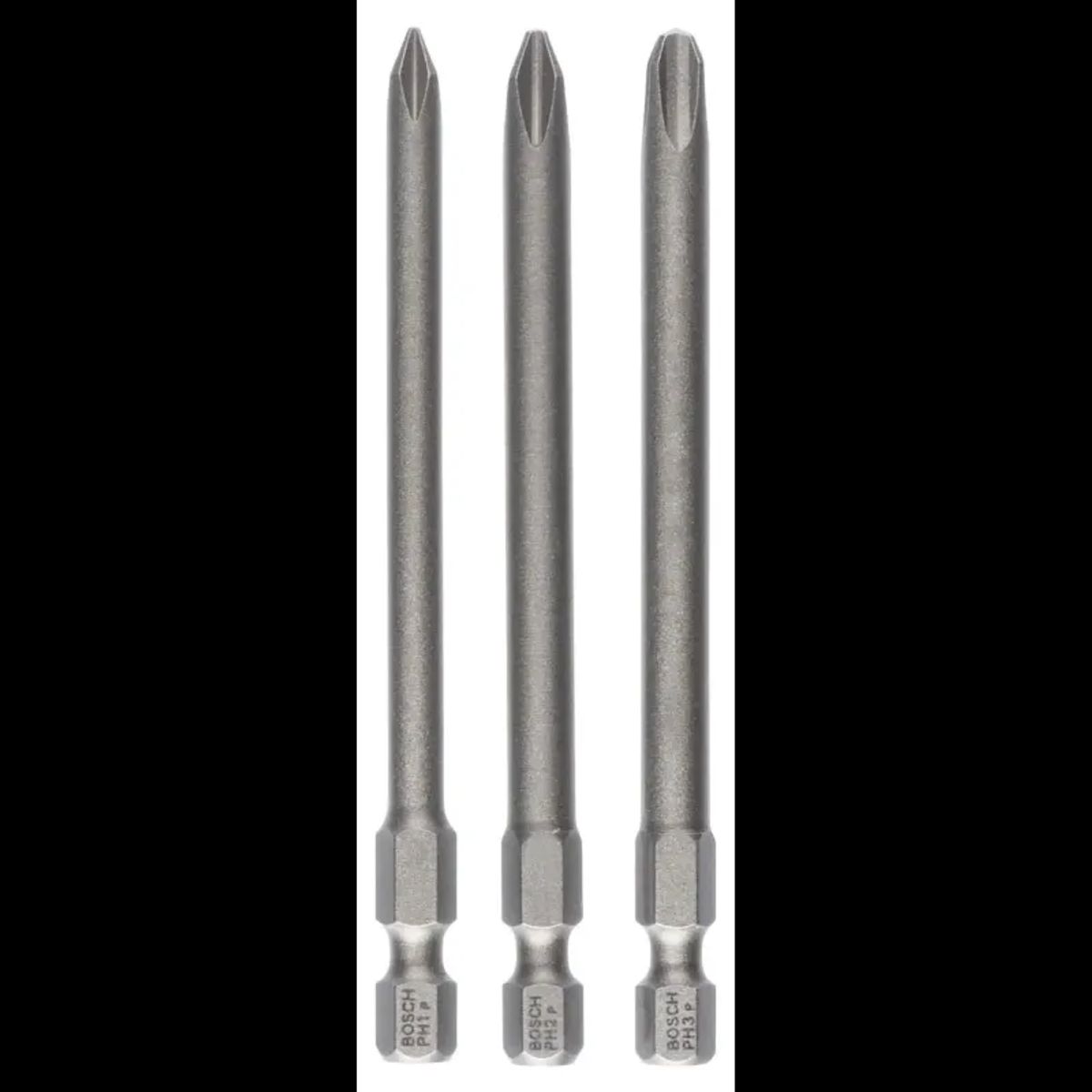 Bosch Bits Ph1/2/3 L:89mm 3 Stk - 2607001757