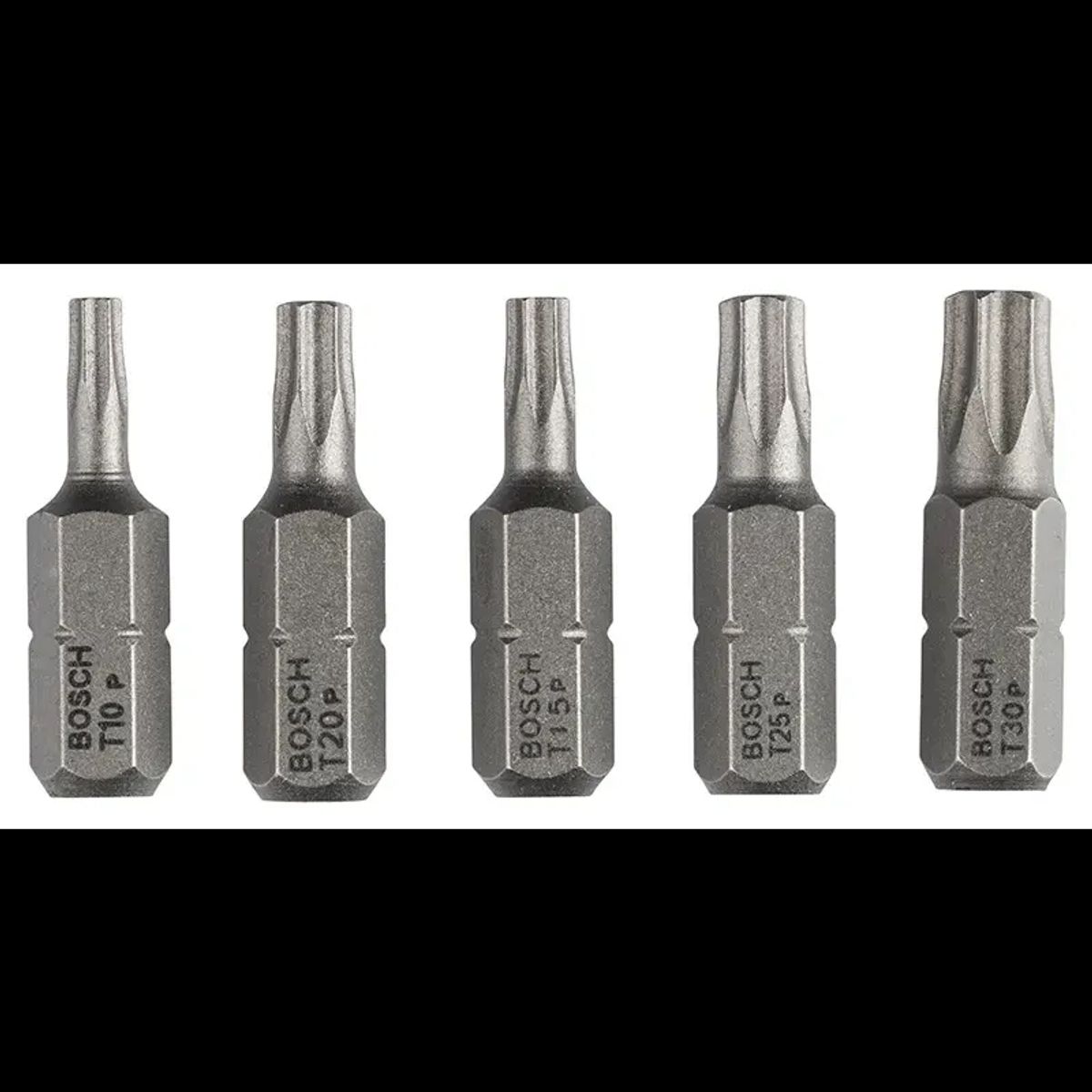 Bosch Bits T10/15/20/25/30 25mm 5 Stk - 2607001768