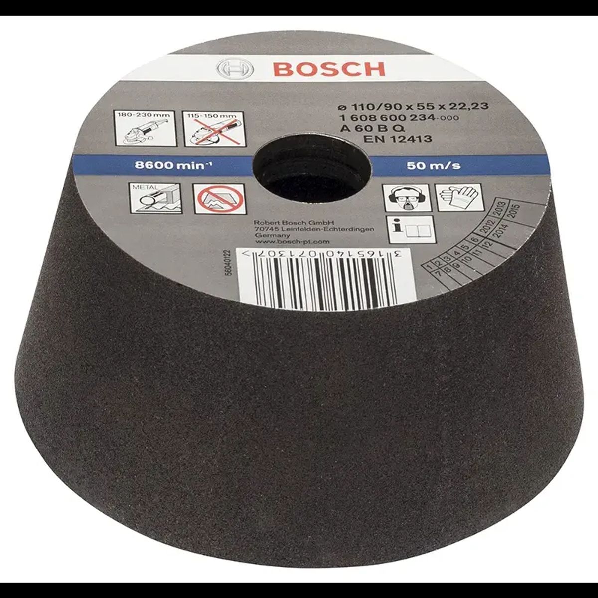 Bosch Kopslibesten 110mm K60 Metal - 1608600234