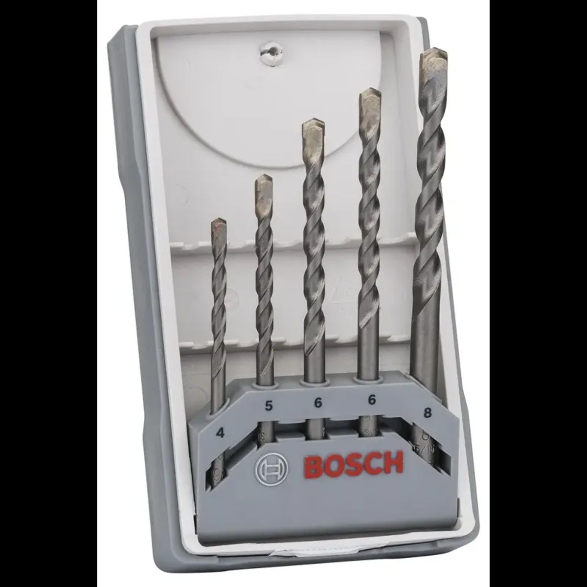 Bosch Betonborsett 4/5/6/6/8mm 5 Stk Silver - 2607017080