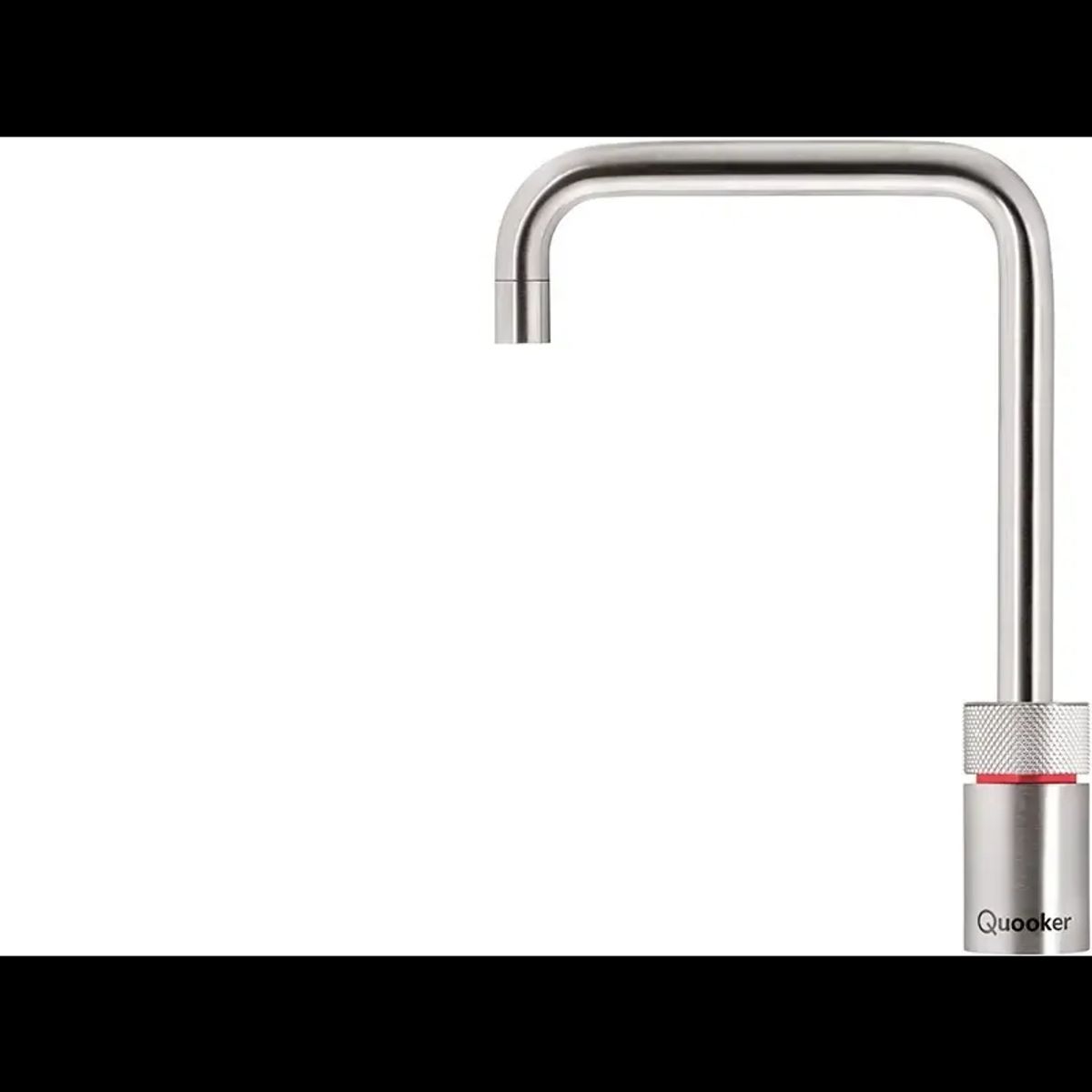 Quooker Nordic Square Single Tap - rustfrit stål