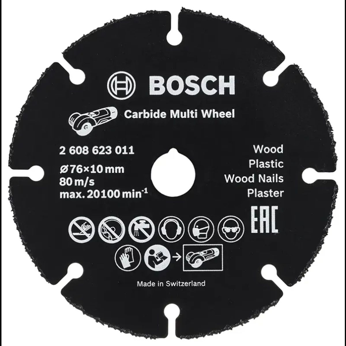 Bosch Skæreskive Multiwheel Hm 76x10mm Gws10,8 - 2608623011