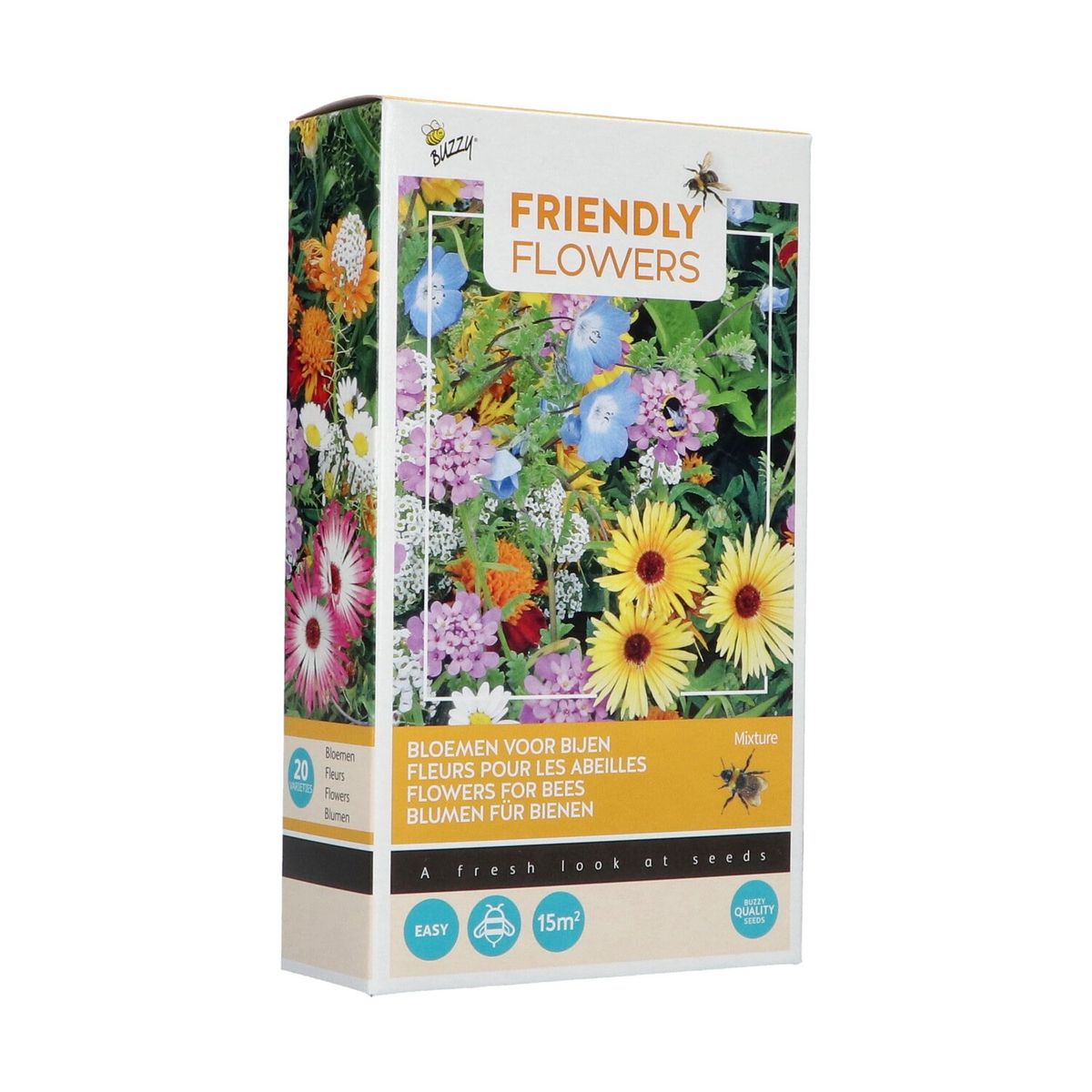 Friendly Flowers Blomsterblanding frø til bier - 15m2