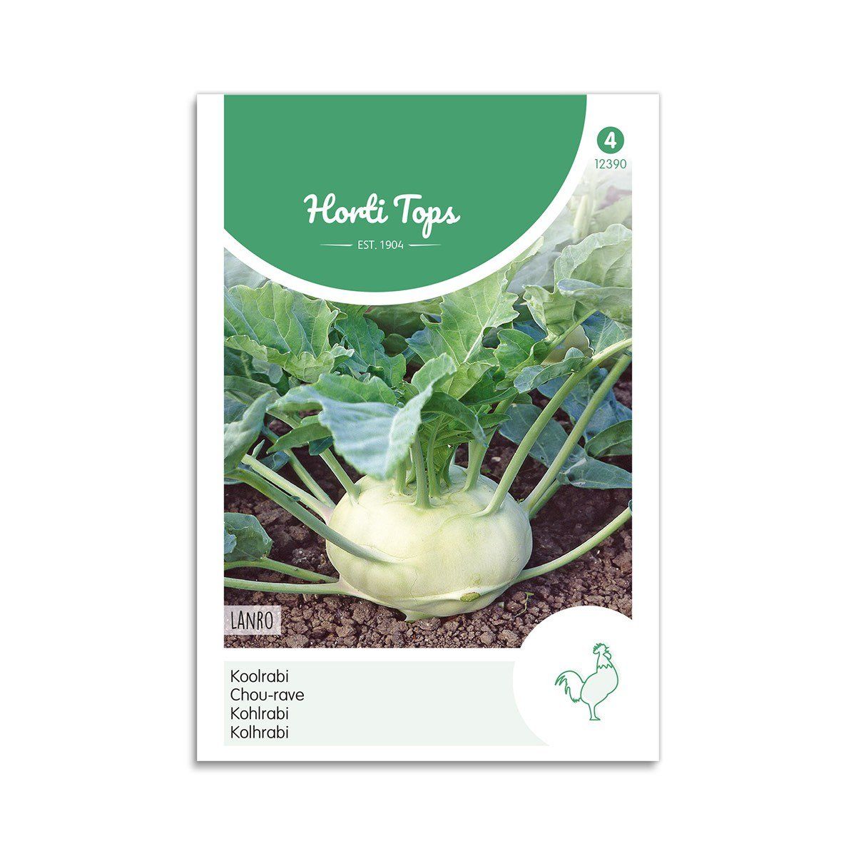 Kålrabi frø "Lanro" - Horti Tops