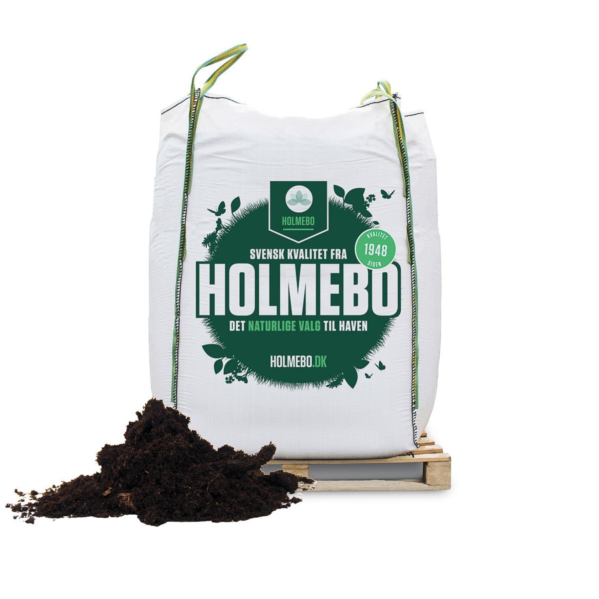 Holmebo Gødet sphagnum 0-25 mm - Bigbag á 2000 liter