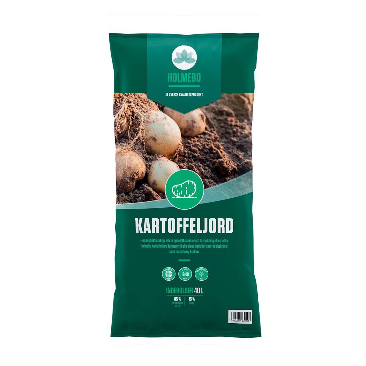 Holmebo Kartoffeljord - 51x40 liter