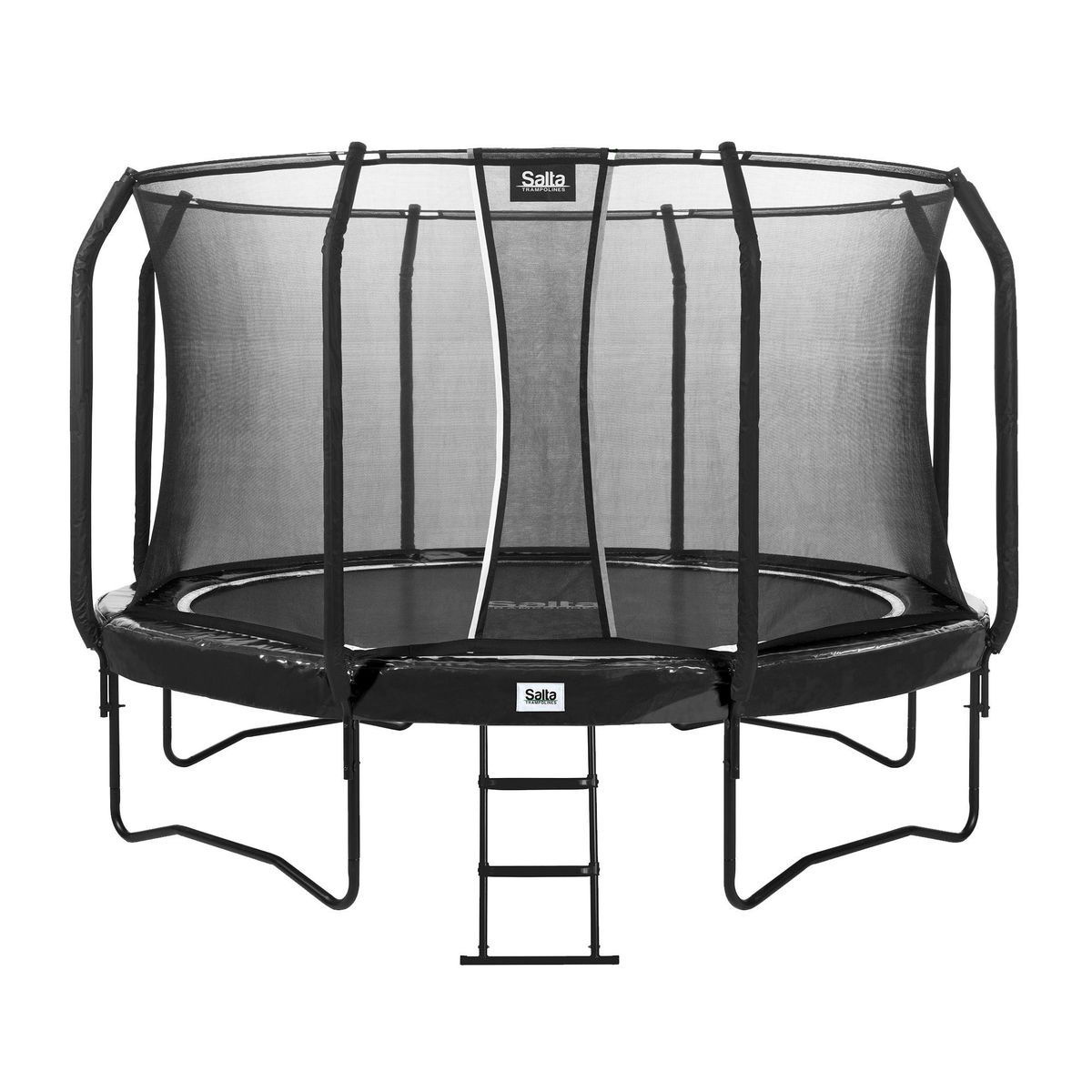 Salta Trampolin First Class Ø427 cm, sort inkl. stige & sikkerhedsnet