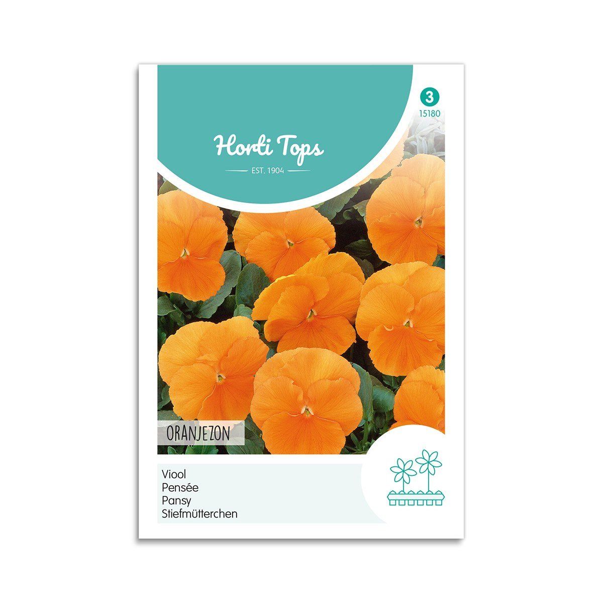 Stedmoderblomst frø "Pure Orange" - Horti Tops