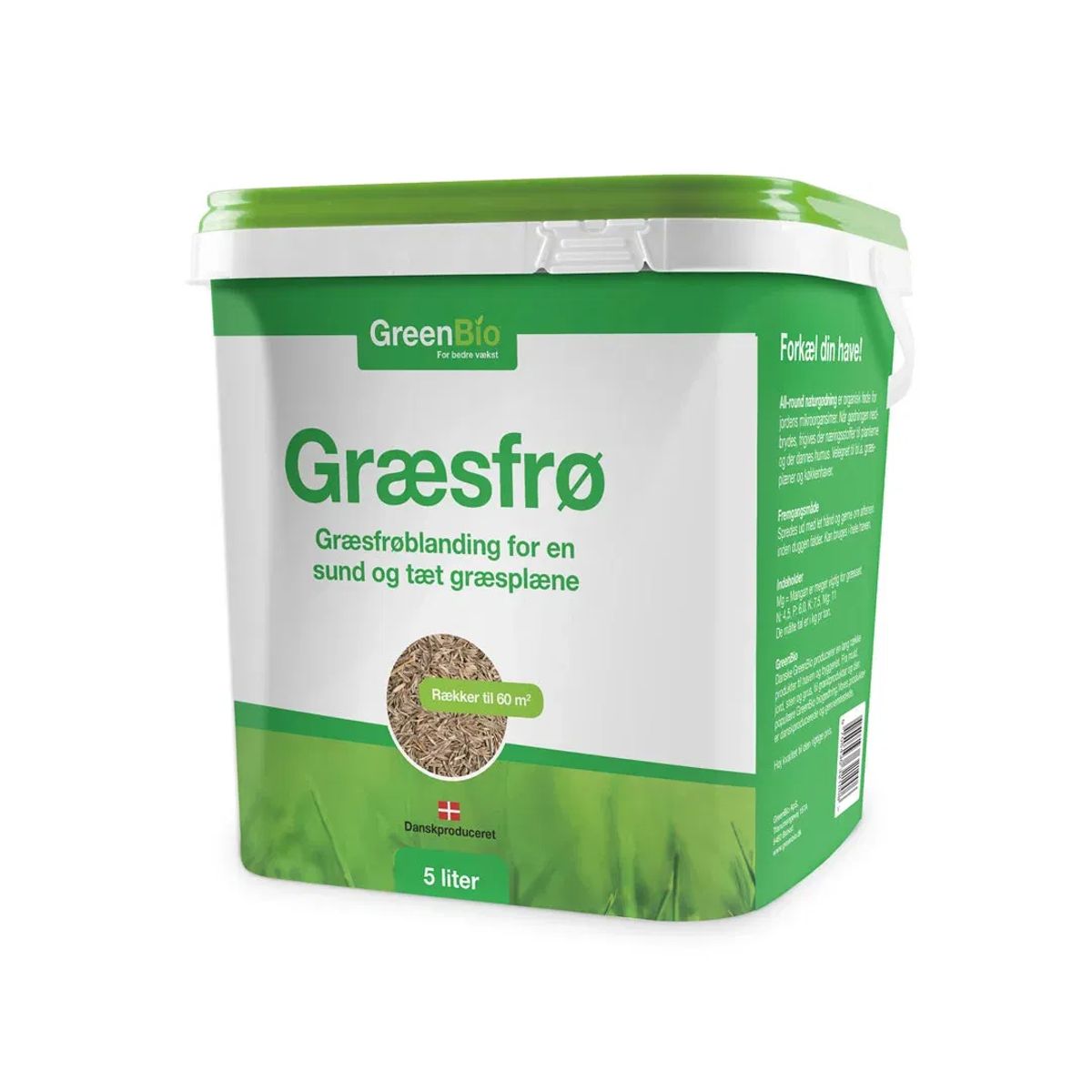 GreenBio Græsfrø - 60 m2