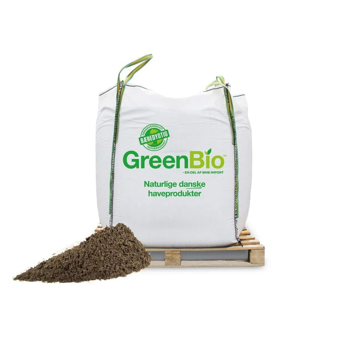 GreenBio Topdressing til sandet jord - Bigbag á 1000 liter