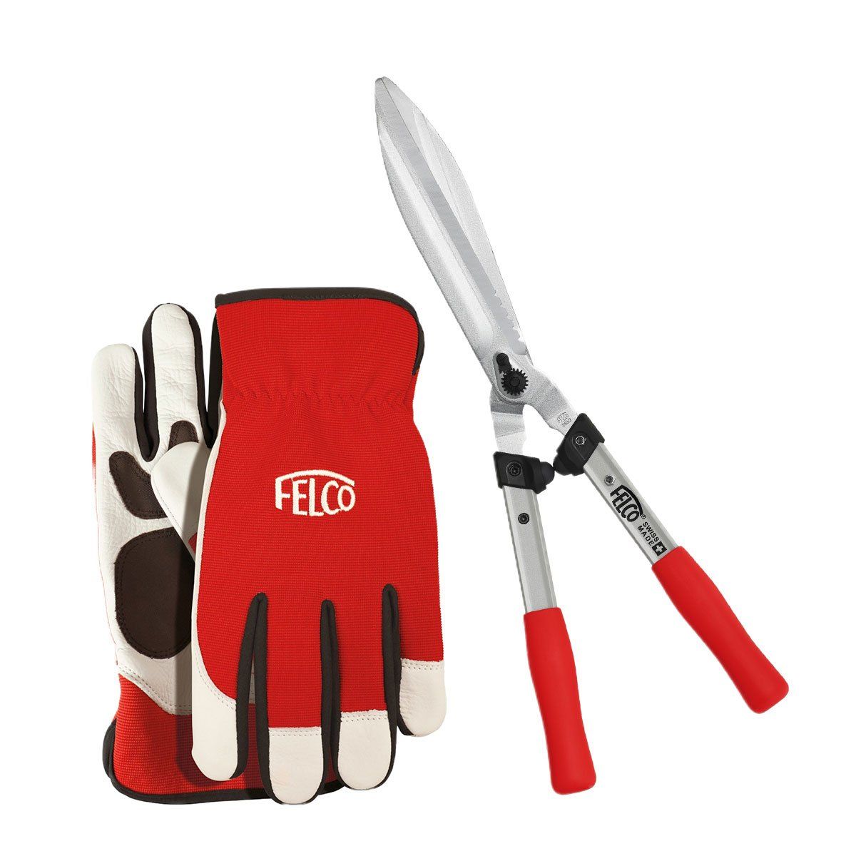 Felco 250-57 hækkesaks & Felco 702 beskæringshandske - S