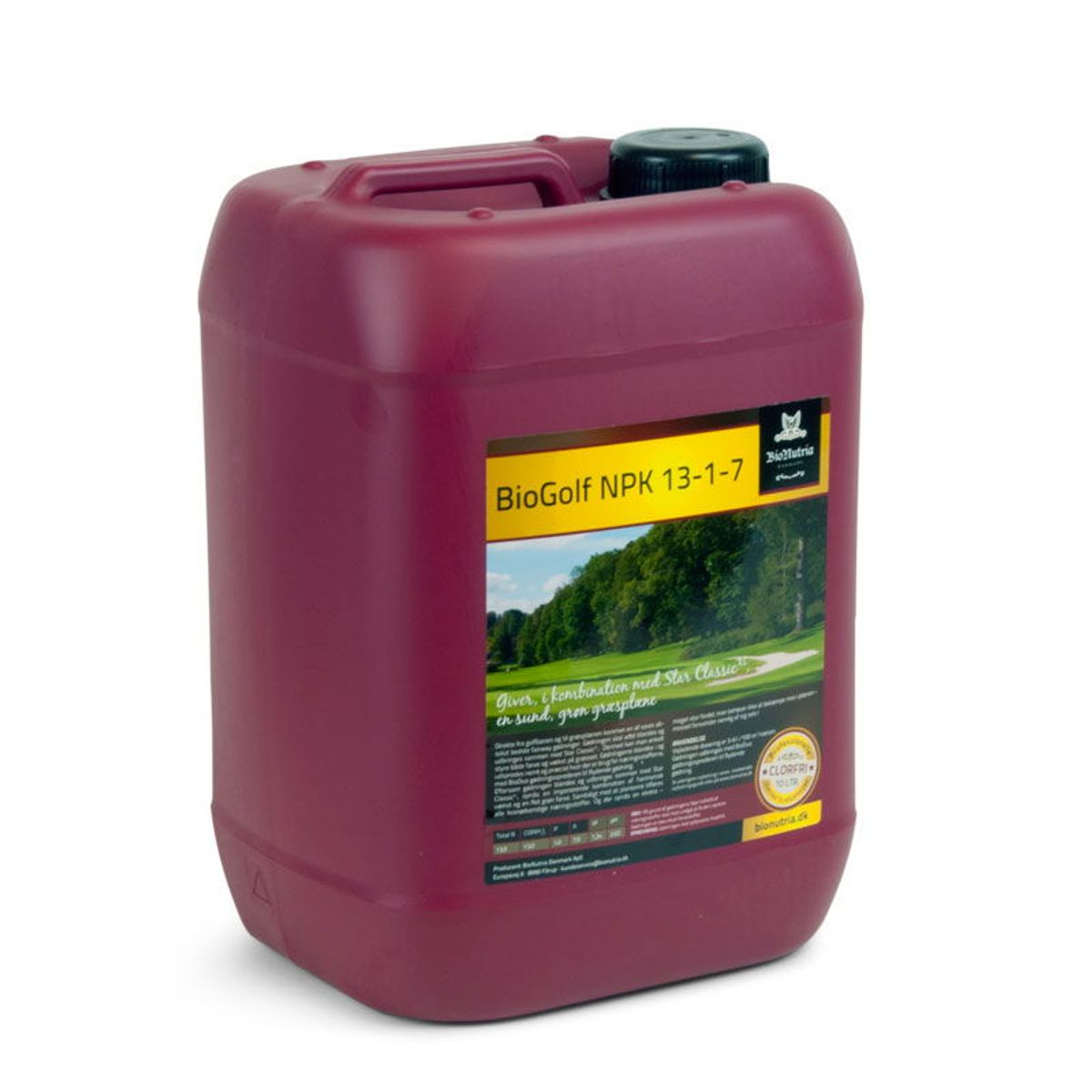 BioNutria BioGolf NPK 13-1-7 - 10 liter