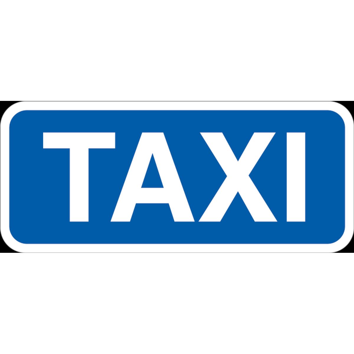 Taxiholdeplads E 31,3 oplysningstavle