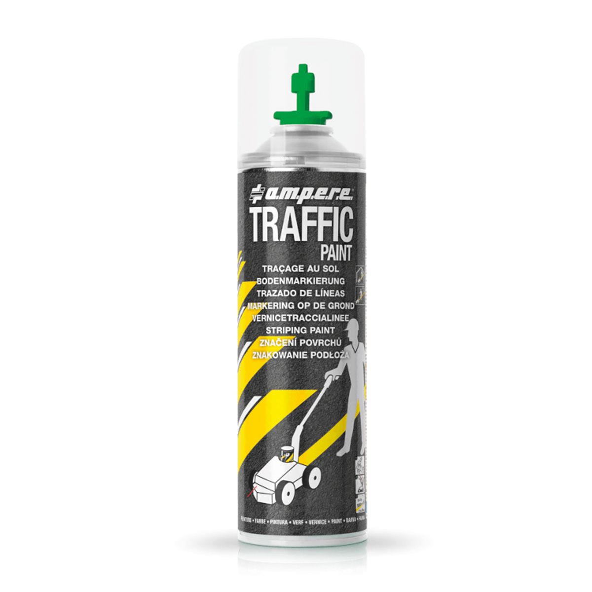 AMPERE TRAFFIC Markeringsspray - GRØN farve - 500ml