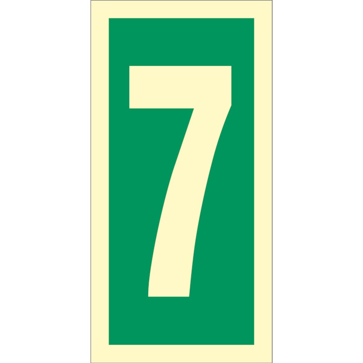 Direction sign - Number 7