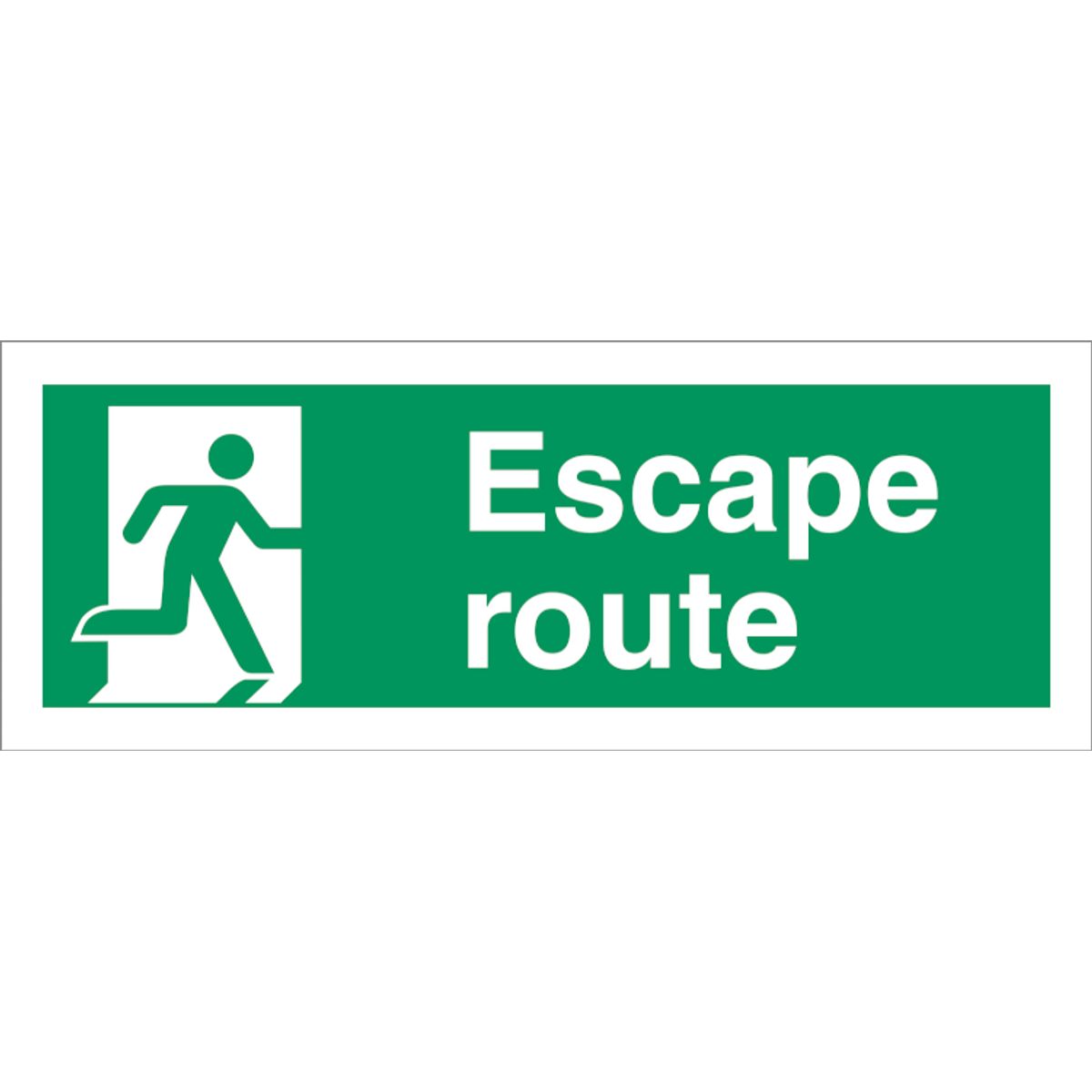 Escape route - Efterlysende Vinyl HI150 - 100 x 300 mm