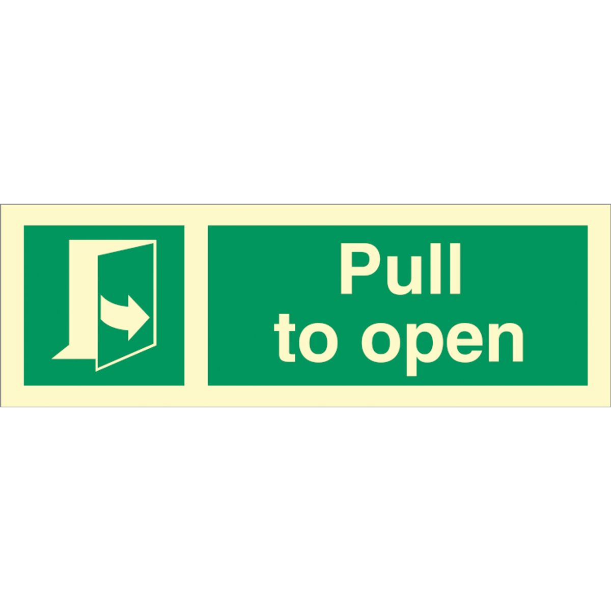 Pull to open - Efterlysende Vinyl HI150 - 100 x 300 mm