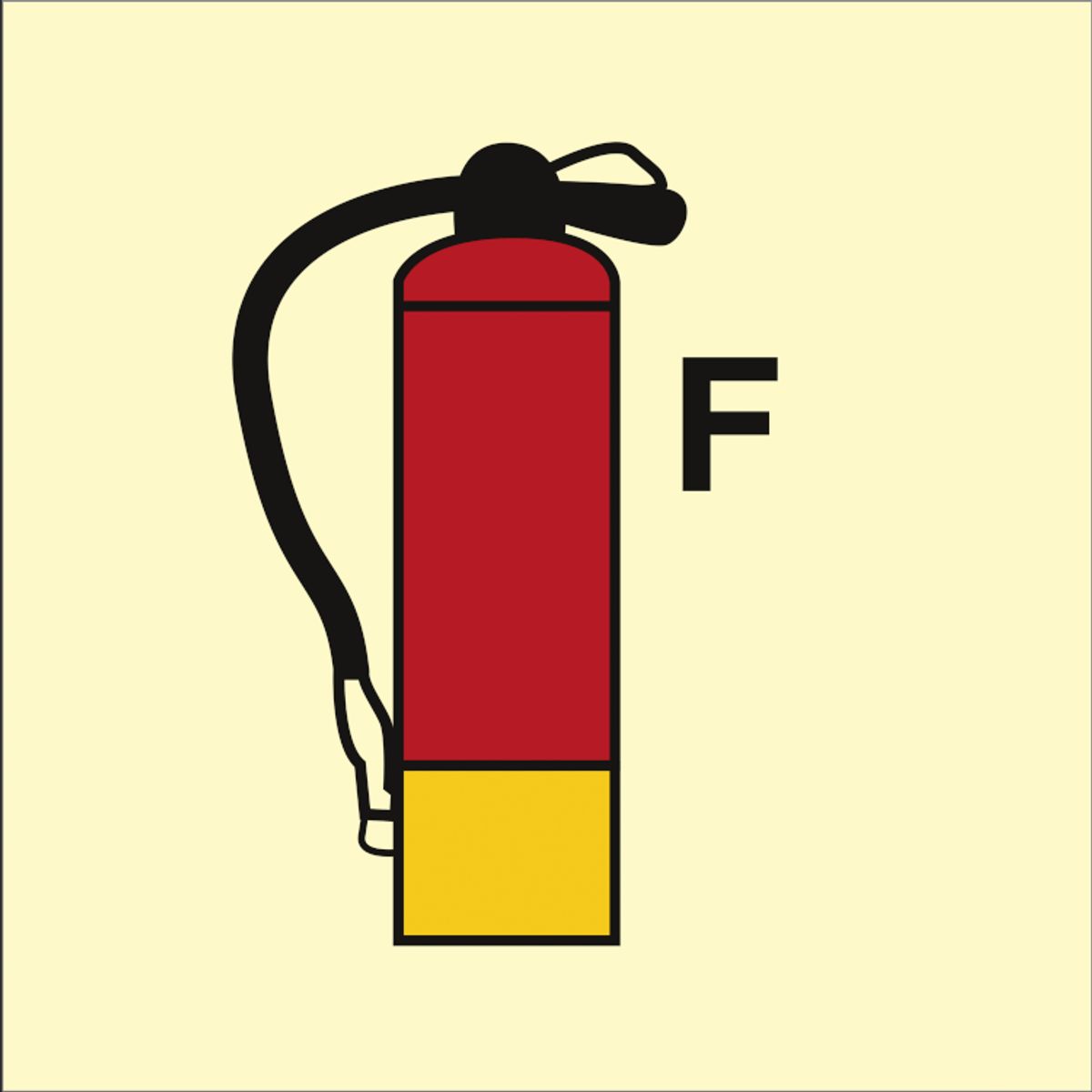 Fire control sign - Fire Extinguisher Foam