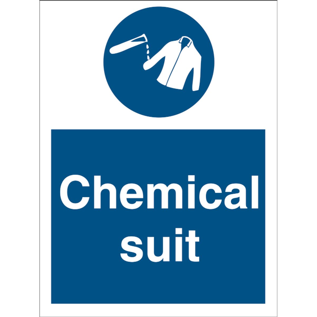 Chemical suit - Selvklæbende vinyl - 200 x 150 mm