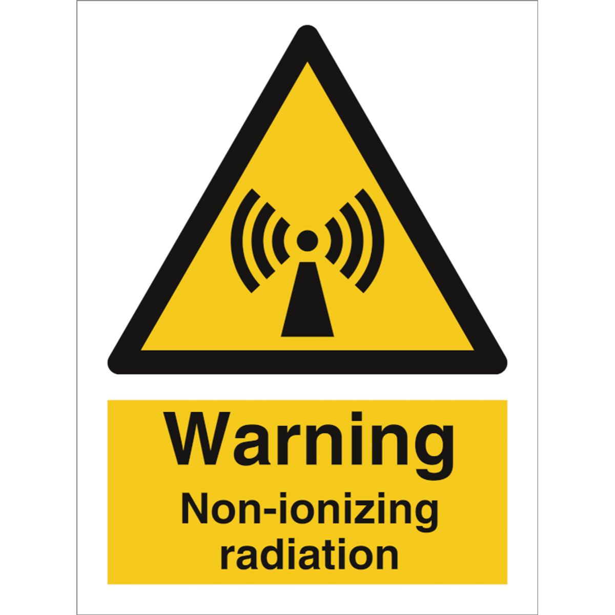 Non-ionizing radiation - Plast - 200 x 150 mm