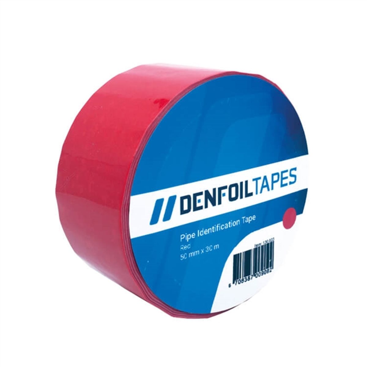 Pipemarkering - Red tape - 50 mm x 30 m