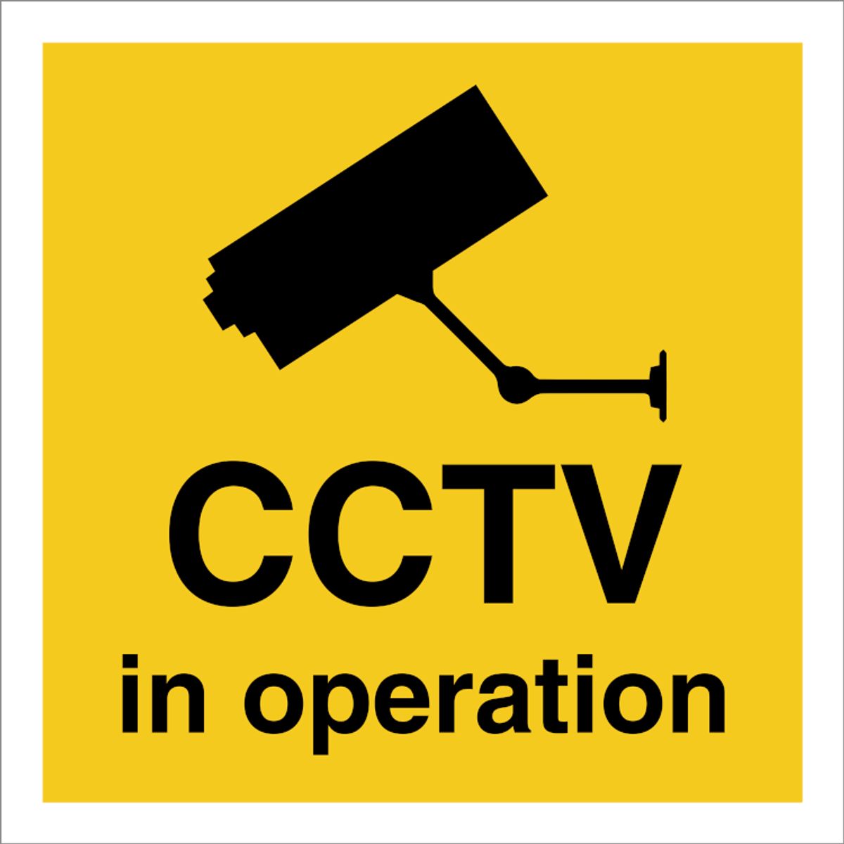 ISPN sign - CCTV in operation