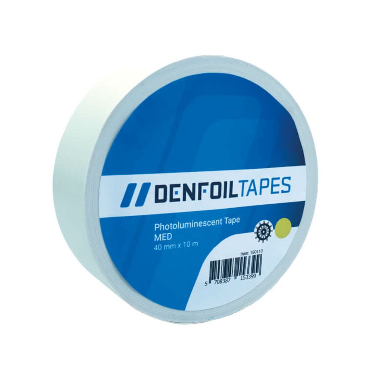 Efterlysende tape - 40 mm x 10 m - MED godkendt