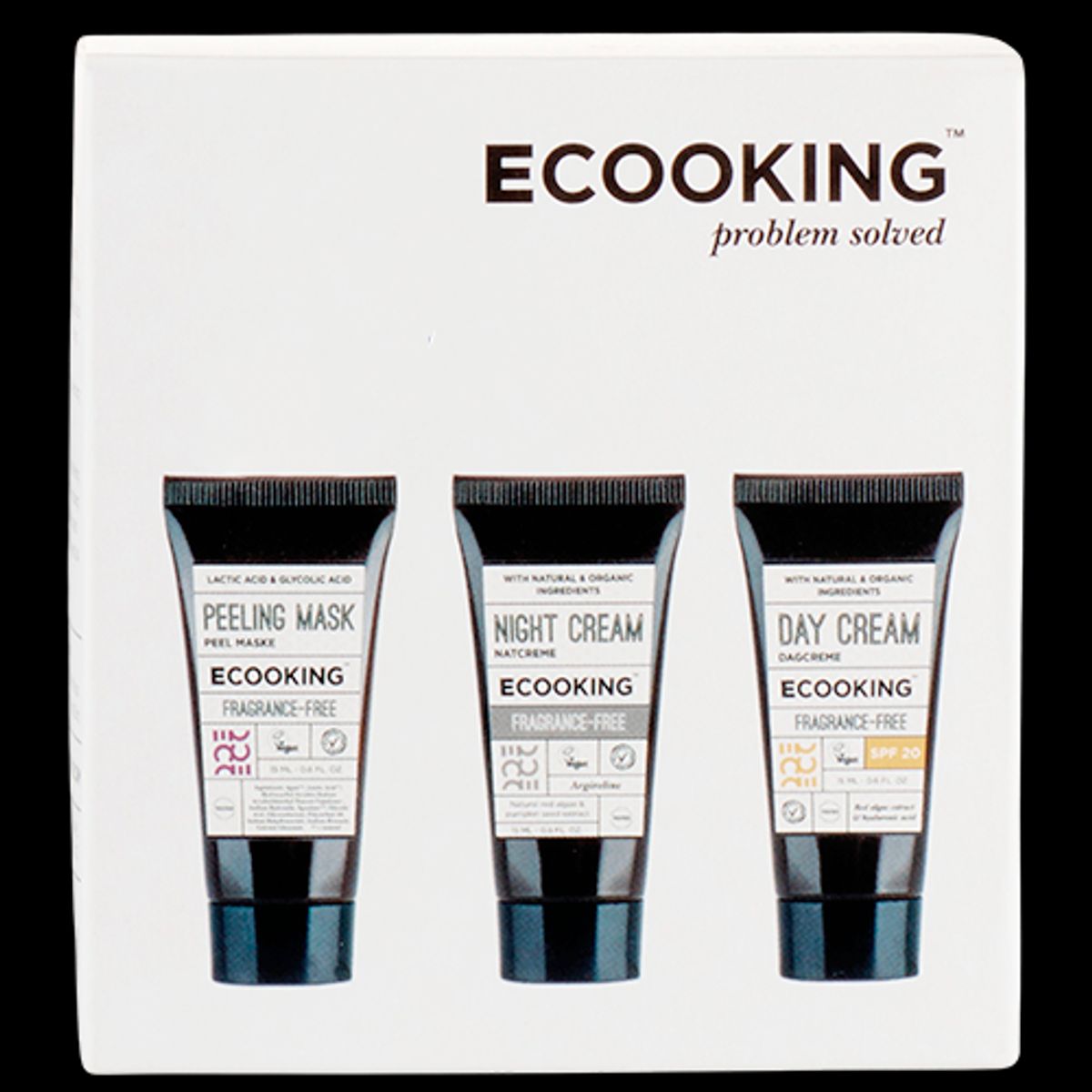 Ecooking Box 3 - Day Cream, Night Cream & Peel Mask (45 ml)