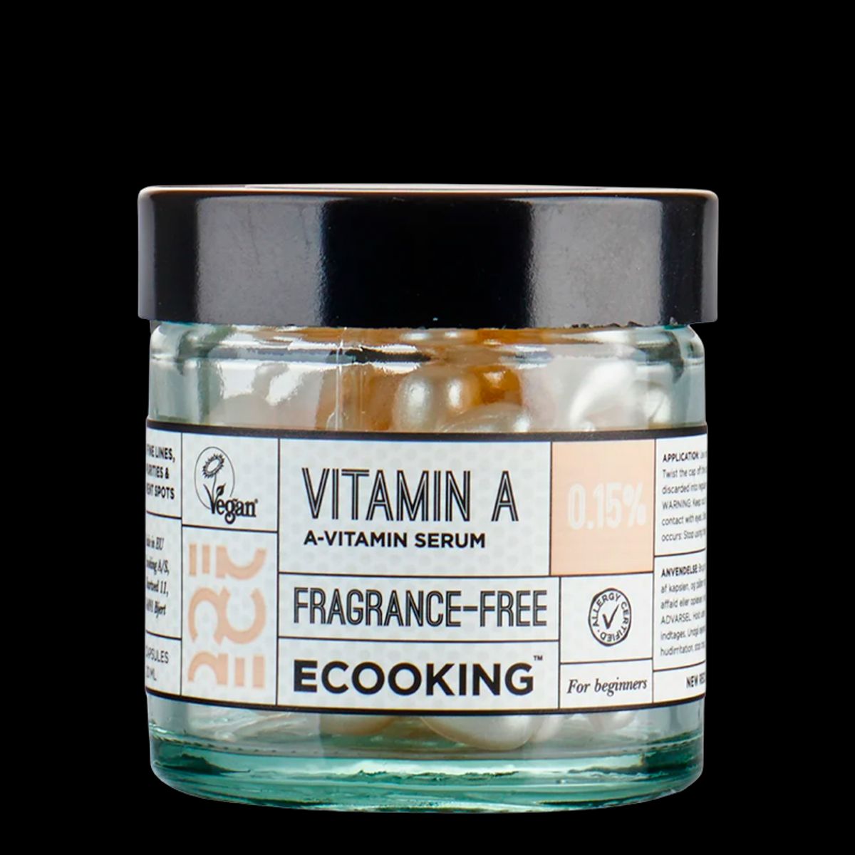 Ecooking Face A-Vitamin 0,15% Parfumefri (60 stk)