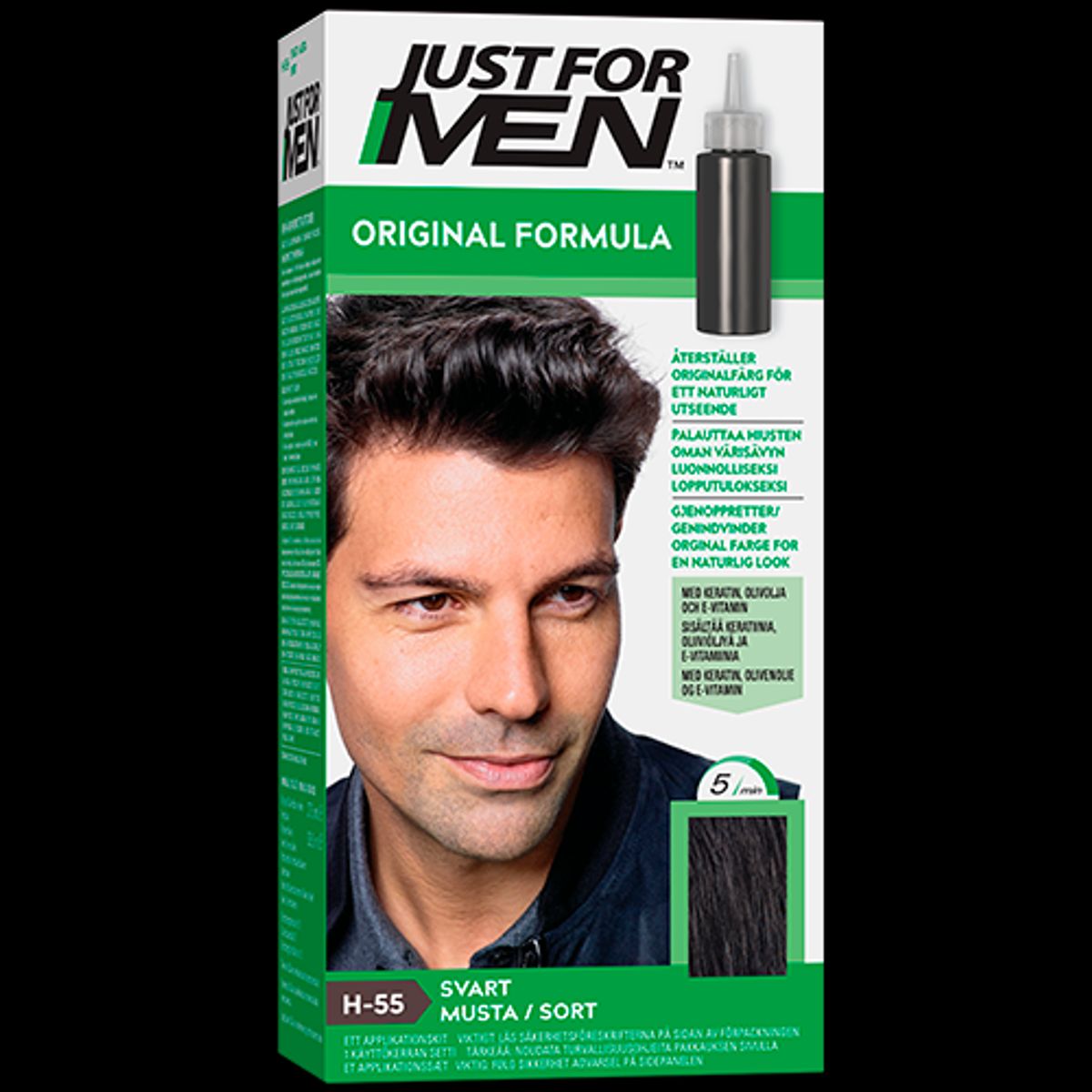 Just For Men Hårfarve Black (1 stk)