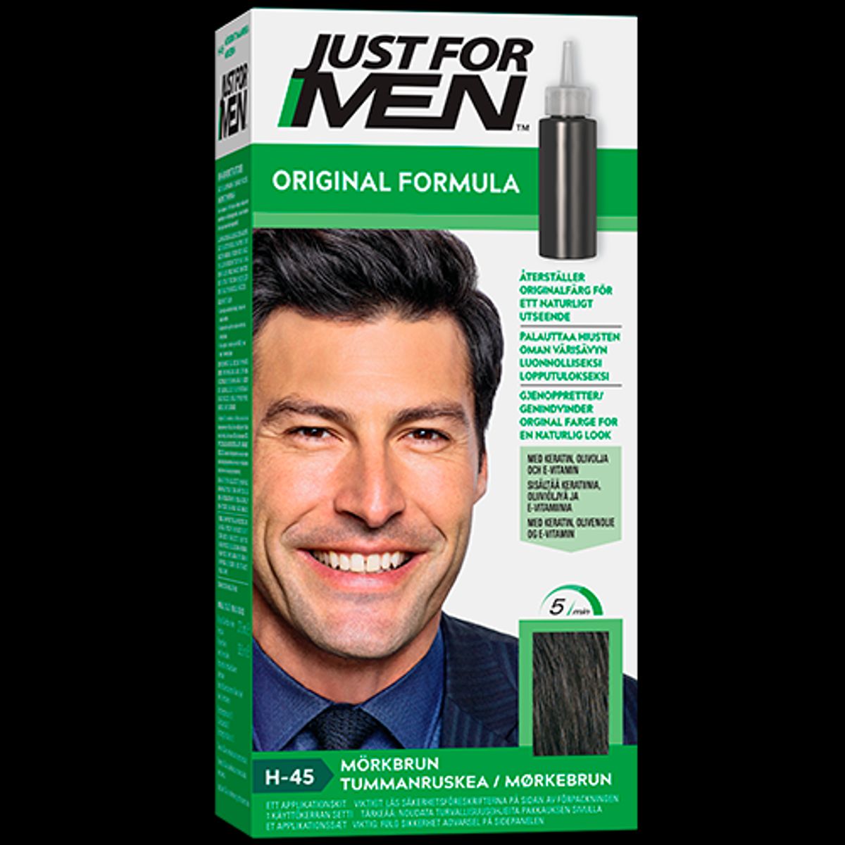 Just For Men Hårfarve Dark Brown (1 stk)