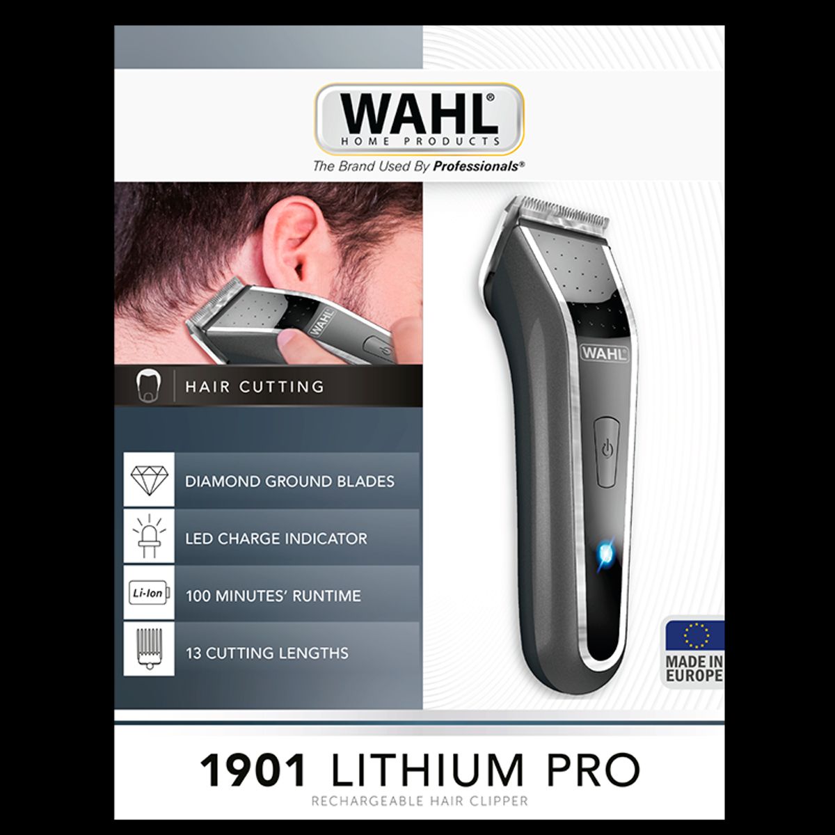 Wahl 1901 Lithium Pro LED Hårtrimmer