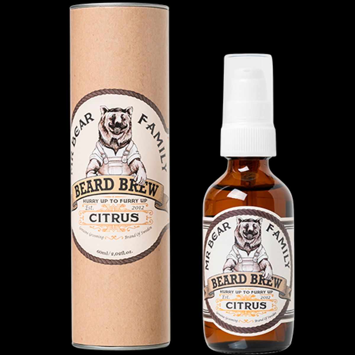 Mr Bear Family Beard Brew Oil Citrus (60 ml)