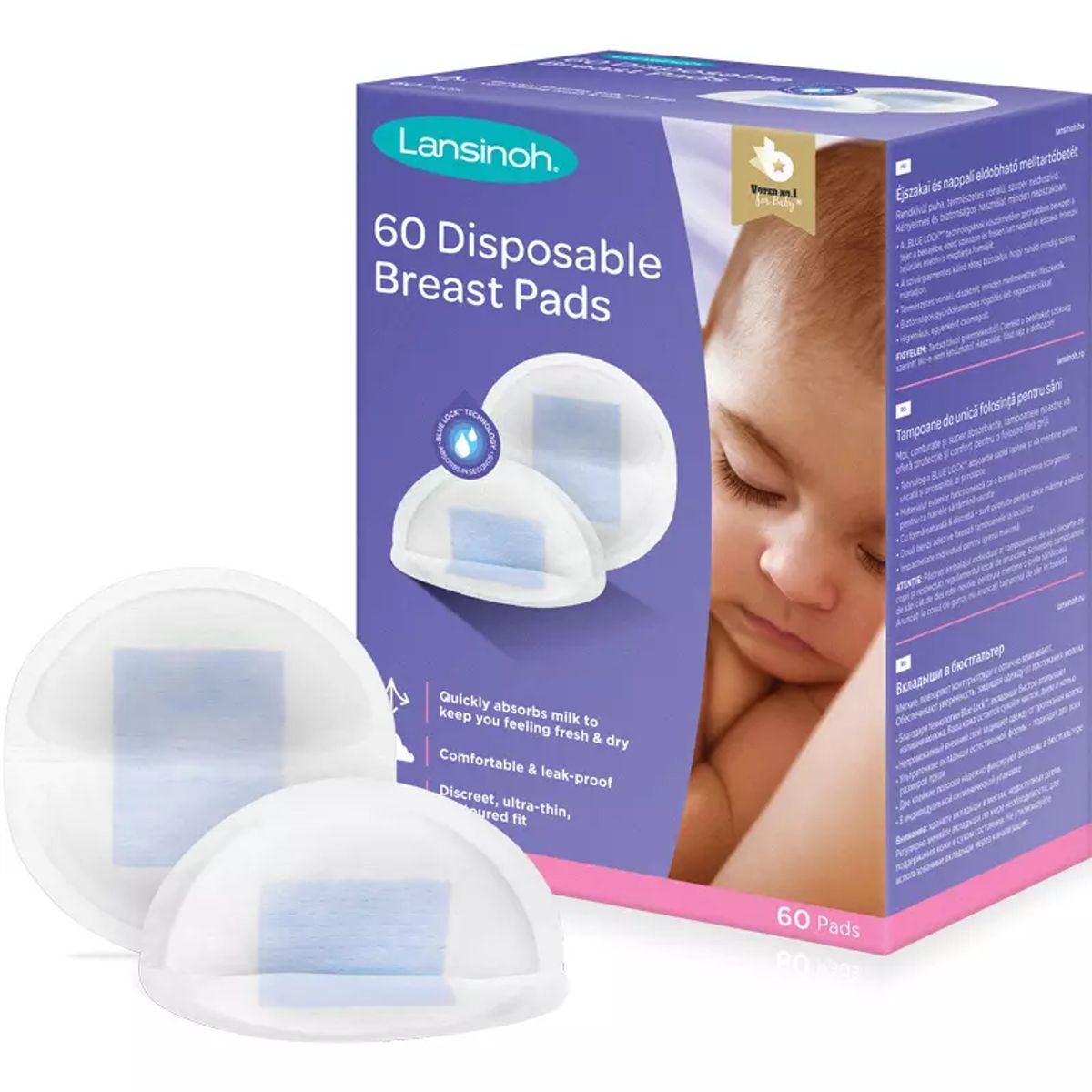 Lansinoh Nursing Pads Disposable - 60 Pieces