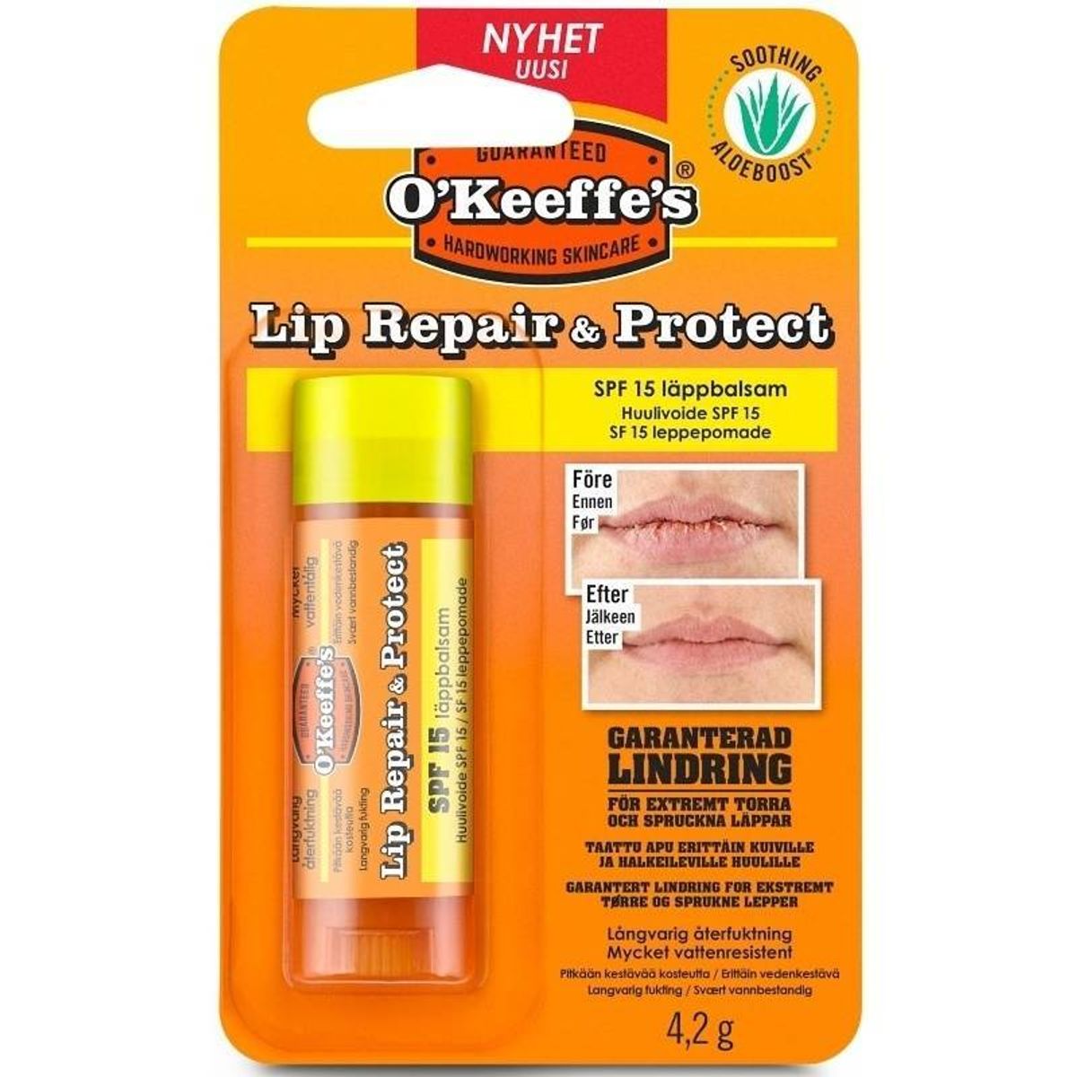 O'Keeffe's Lip Repair Stick SPF15 4,2 gr.