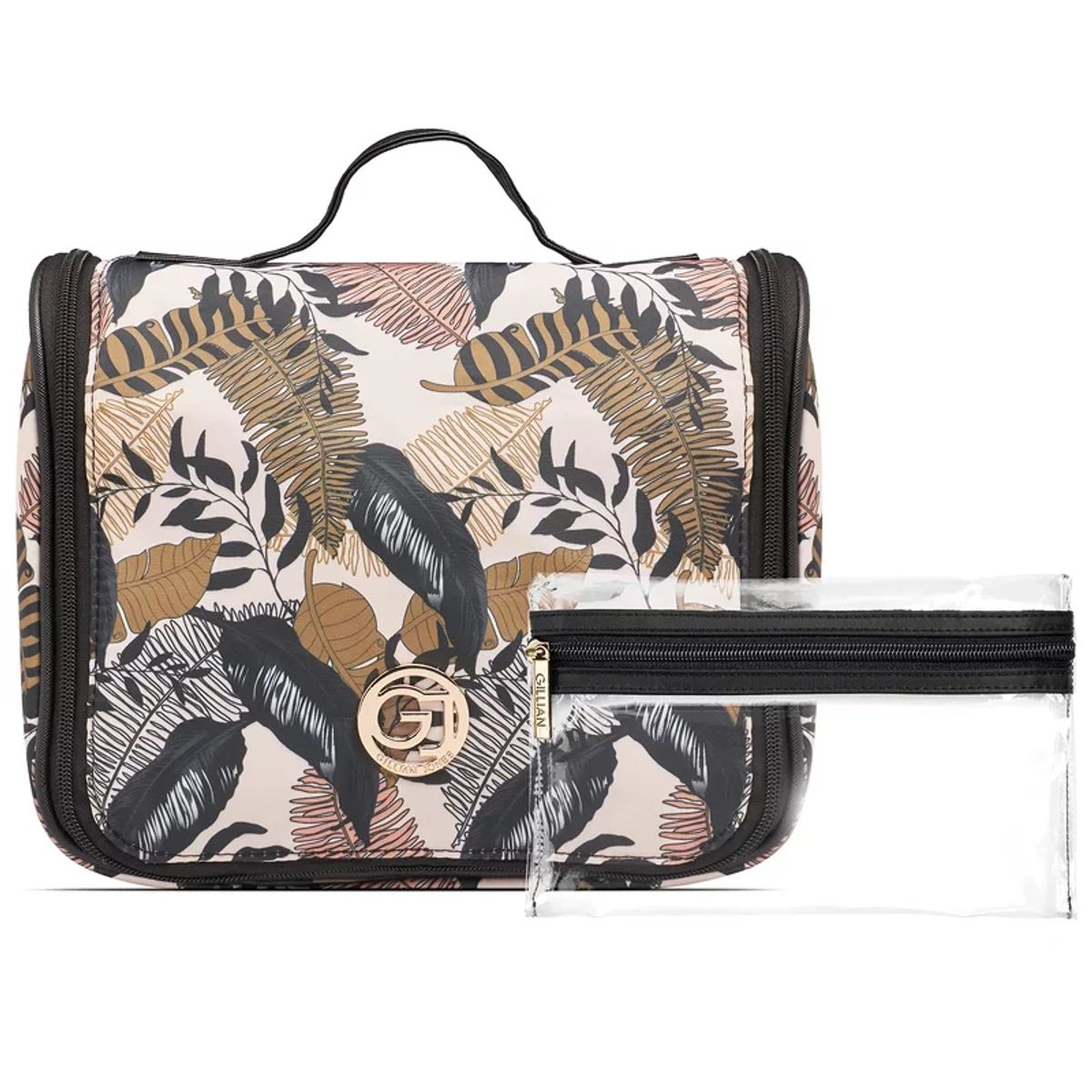 Gillian Jones Spa Hang Up Organizer - Leaf Print 10001-19