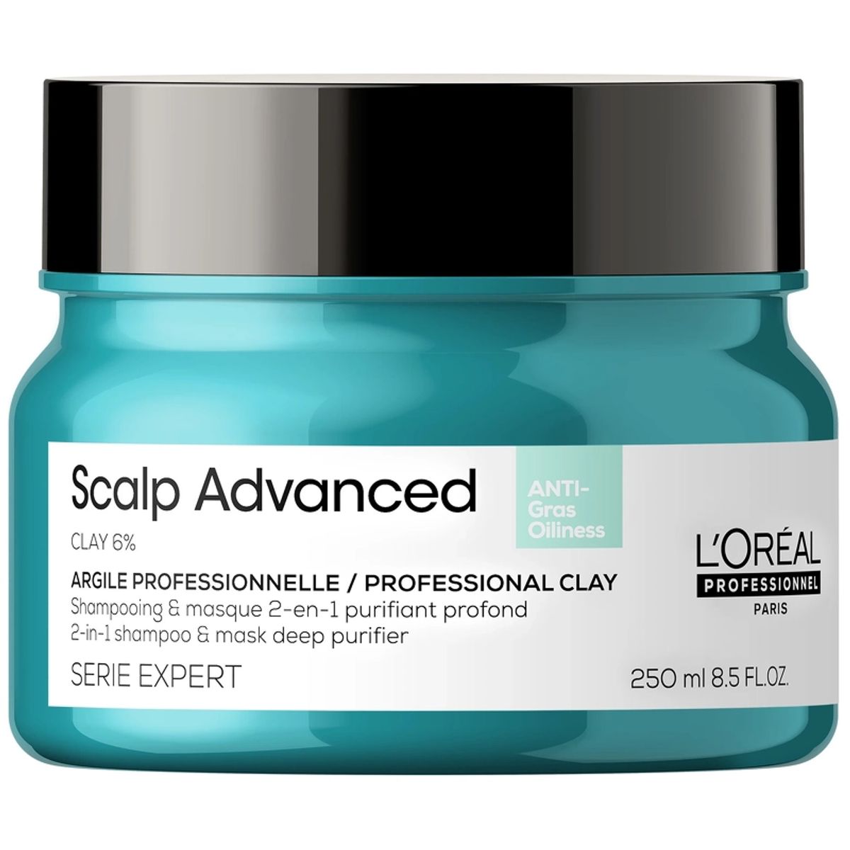 L'Oreal Professionnel Scalp Advanced Anti-Oiliness 2-In-1 Deep Purifyer Clay 250 ml