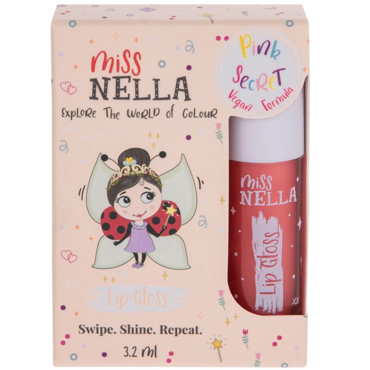 Miss NELLA Lip Gloss 3,2 ml - Pink Secret