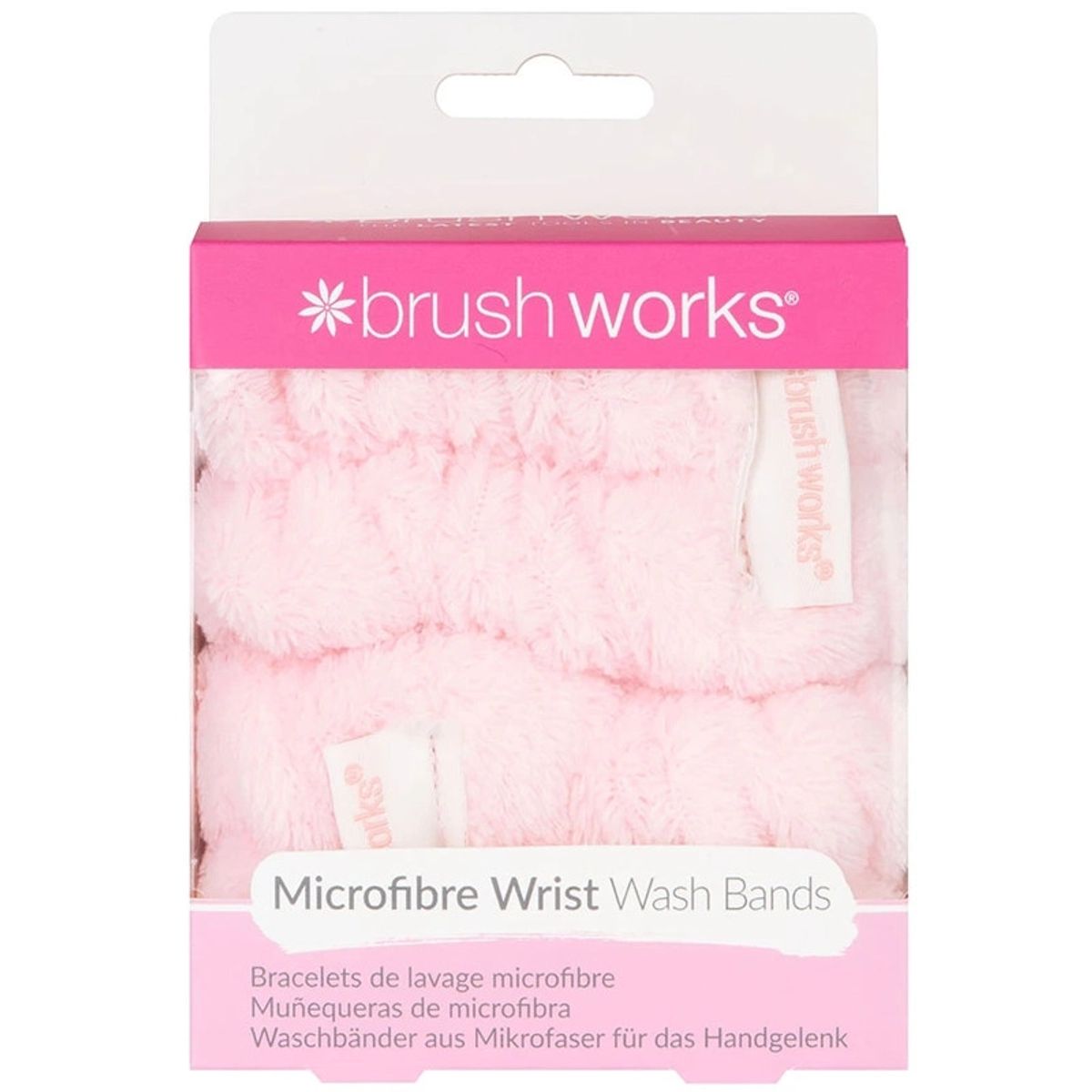 Brushworks Microfibre Wrist Wash Bands - 2 Pieces