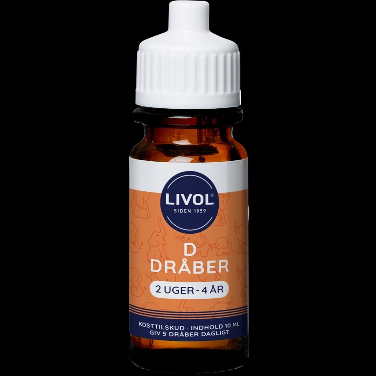 Livol D3 Dråber 2 Uger - 4 År 10 ml