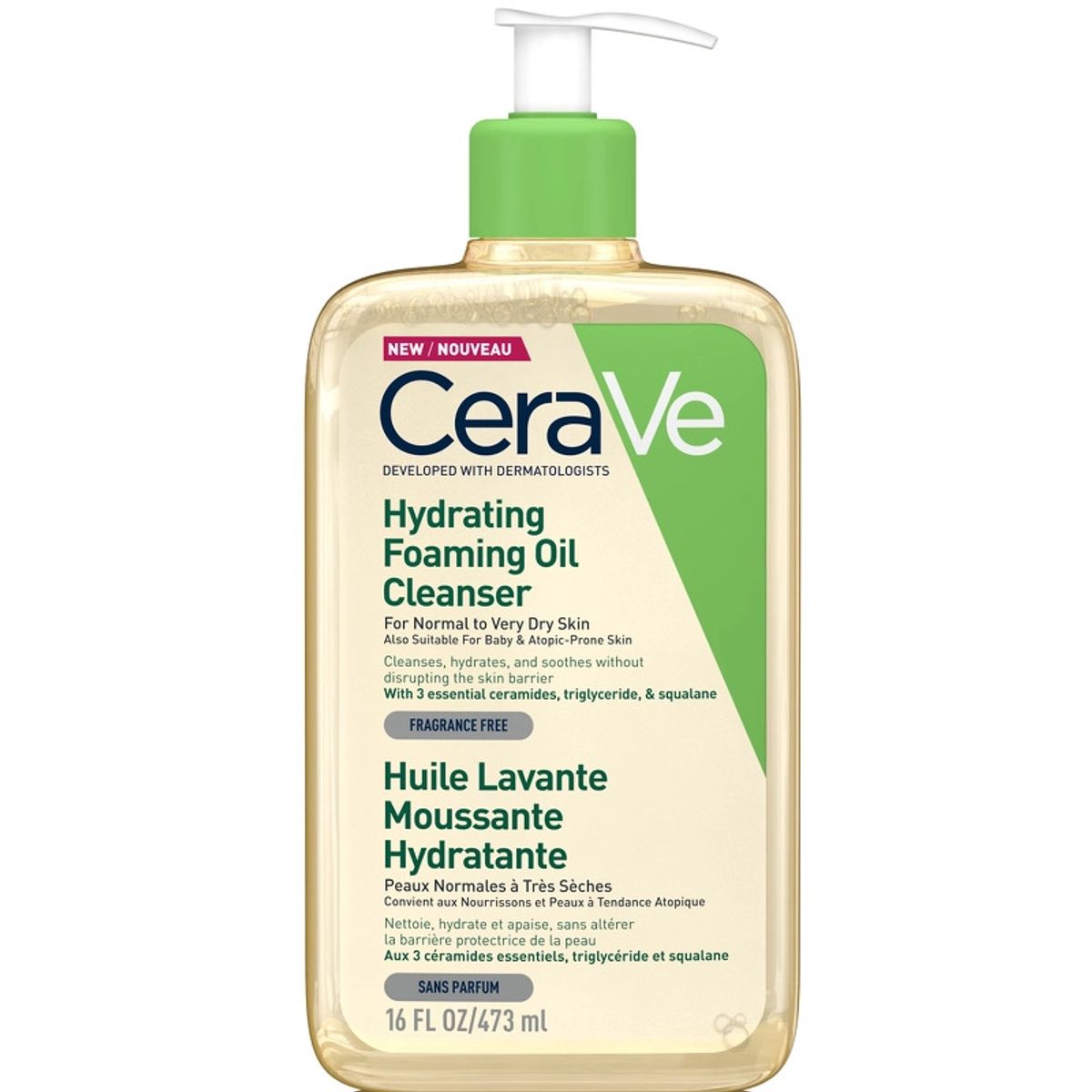 CeraVe Hydrating Foaming Oil Cleanser 473 ml