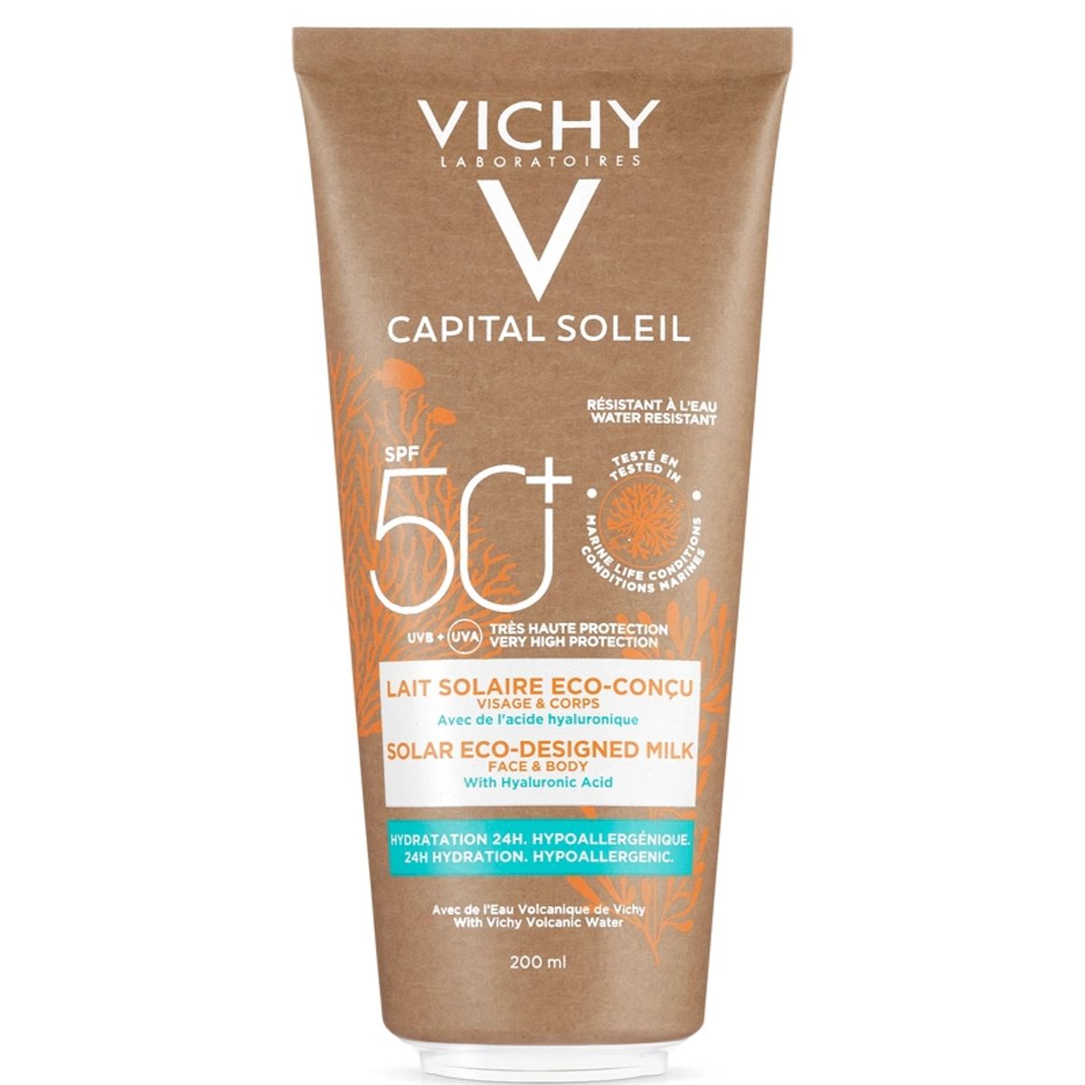 Vichy Capital Soleil Eco-Designed Milk SPF 50+ - 200 ml