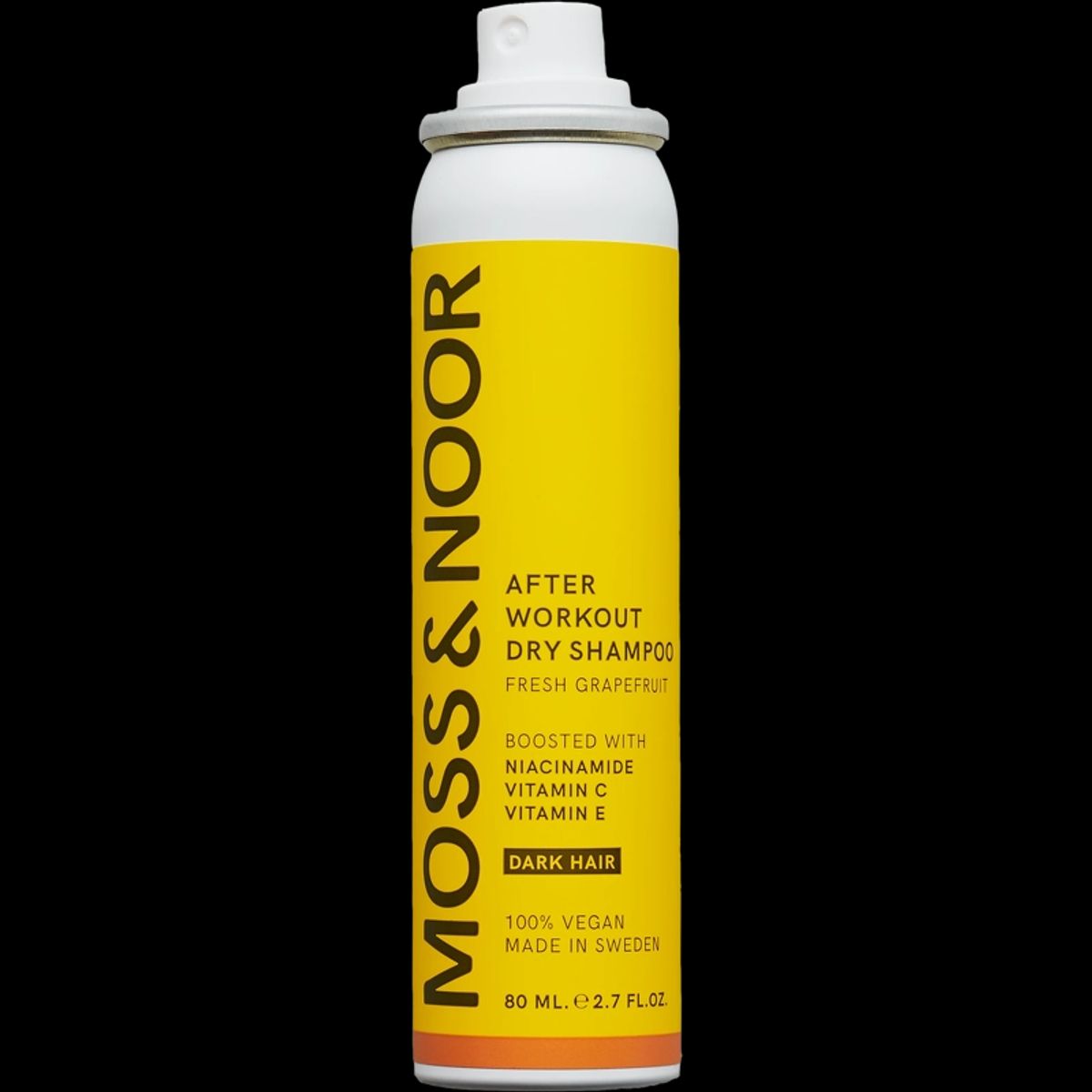 Moss & Noor After Workout Dry Shampoo Dark Hair Pocket Size 80 ml