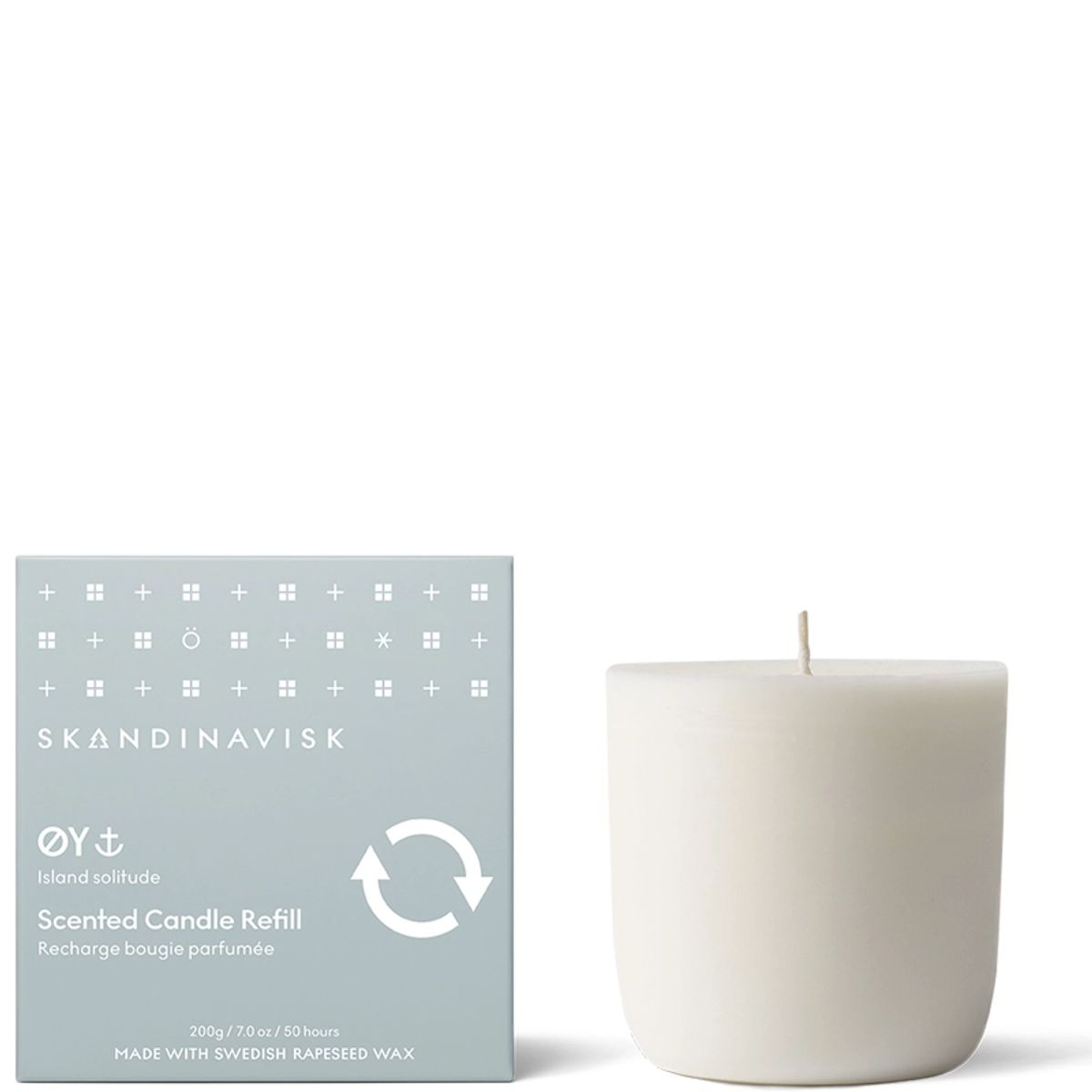 SKANDINAVISK ØY Refill Scented Candle 200 gr.