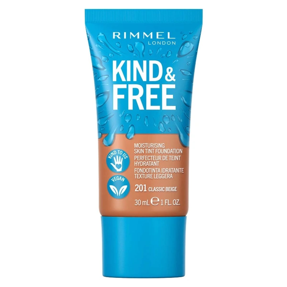 RIMMEL Kind & Free Skin Tint 30 ml - 201 Classic Beige