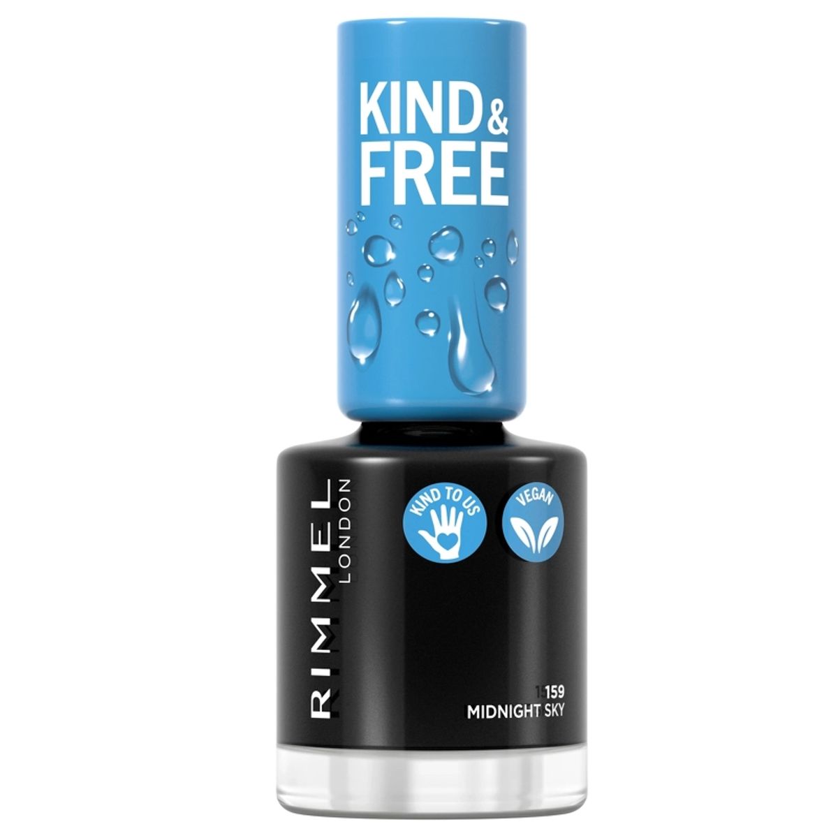 RIMMEL Kind & Free Clean Nail 8 ml - 159 Midnight Sky