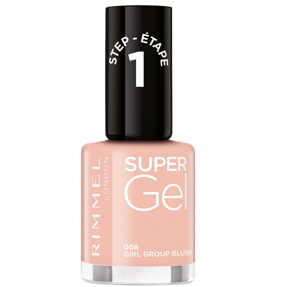 RIMMEL Super Gel Nail Polish 12 ml - 008 Girl Group Blush